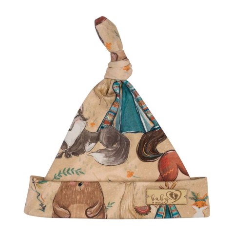 BABY 01264 Czapka niemowlęca Smerfetka Boho Boy 3-6m BABY 01264 Czapka niemowlęca Smerfetka Boho Boy 3-6m