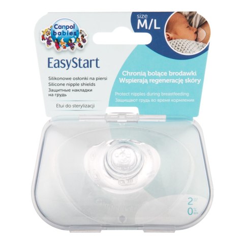 CANPOL 18/603 Osłonki piersi L EasyStart 2szt - wyrób medyczny CANPOL 18/603 Osłonki piersi L EasyStart 2szt - wyrób medyczny
