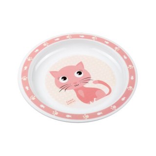 CANPOL 4/411 Talerzyk plastikowy Animals różowy