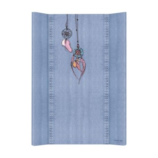 CEBA 102-119-598 Przewijak miękki profilowany krótki bez zagłówka 50x70 DENIM STYLE DREAM CATCHER blue*