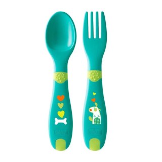 CHICCO 00016101300000 Pierwsze sztućce plastikowe 12m+