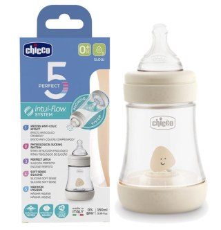 CHICCO 00020211300040 Butelka PERFECT5 150 ml 4m+ neutral*