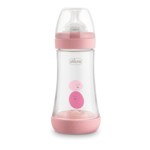 CHICCO 00020223100040 Butelka PERFECT5 240 ml 2m+ girl* CHICCO 00020223100040 Butelka PERFECT5 240 ml 2m+ girl*