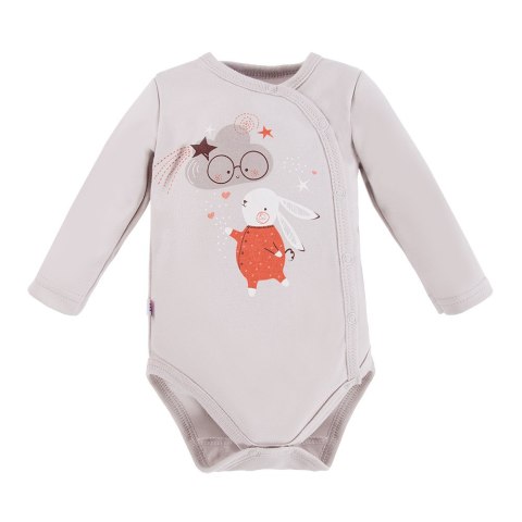 EWA 728371 MELLOW Body dł. rozpinane szare 62 EWA 728371 MELLOW Body dł. rozpinane szare 62
