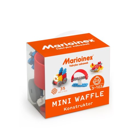 MARIOINEX 902783 Klocki waffle mini 35 szt. Konstruktor (chłopak) MARIOINEX 902783 Klocki waffle mini 35 szt. Konstruktor (chłopak)