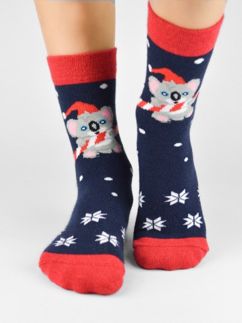 NOVITI SB060-U-03 Skarpety bawełna XMAS Koala 31/34 NOVITI SB060-U-03 Skarpety bawełna XMAS Koala 31/34
