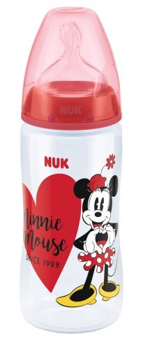 NUK 741019 Butelka FC+ PP 300ml ze wskaźnikiem temperatury DISNEY MYSZKA MIKI smoczek silikonowy M 6-18