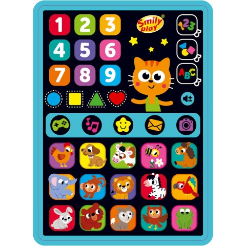 SMILY PLAY SP98276 Smart Tablet Zdobywam wiedzę z Kotem Ignacym SMILY PLAY SP98276 Smart Tablet Zdobywam wiedzę z Kotem Ignacym