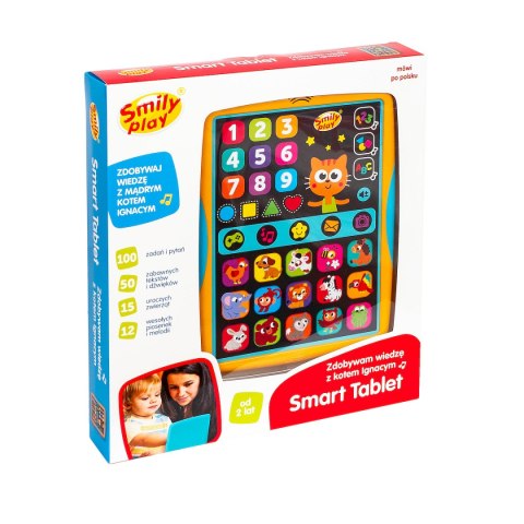 SMILY PLAY SP98276 Smart Tablet Zdobywam wiedzę z Kotem Ignacym SMILY PLAY SP98276 Smart Tablet Zdobywam wiedzę z Kotem Ignacym