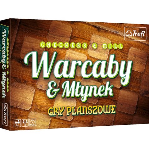 TREFL 01681 Gra Warcaby/Młynek de Luxe 6+ TREFL 01681 Gra Warcaby/Młynek de Luxe 6+
