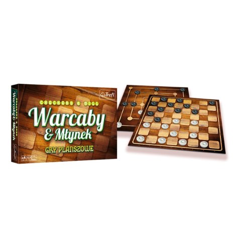 TREFL 01681 Gra Warcaby/Młynek de Luxe 6+ TREFL 01681 Gra Warcaby/Młynek de Luxe 6+