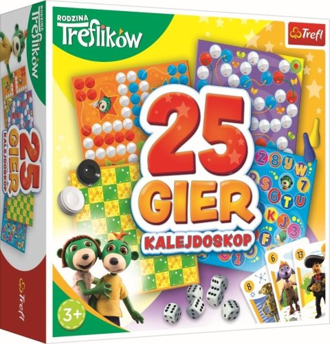 TREFL 02119 Kalejdoskop 25 gier Rodzina Treflików* TREFL 02119 Kalejdoskop 25 gier Rodzina Treflików*