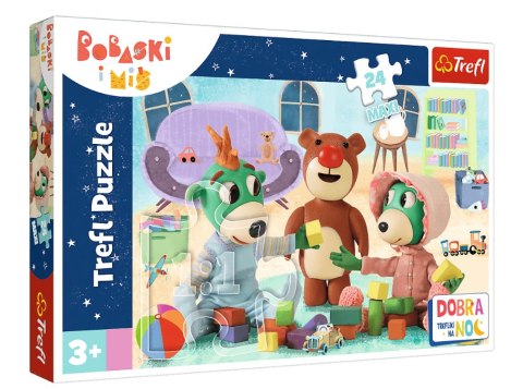 TREFL 14325 Puzzle 24 MAXI Zabawy Treflików przed snem TREFL 14325 Puzzle 24 MAXI Zabawy Treflików przed snem