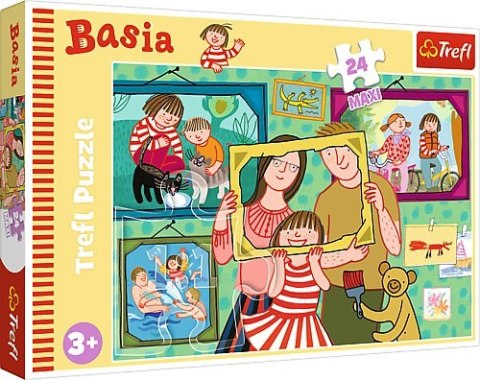 TREFL 14347 Puzzle 24 MAXI Basia i jej dzień TREFL 14347 Puzzle 24 MAXI Basia i jej dzień