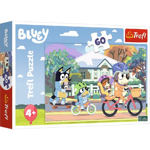 TREFL 17384 Puzzle 60 Wesoły Bluey TREFL 17384 Puzzle 60 Wesoły Bluey