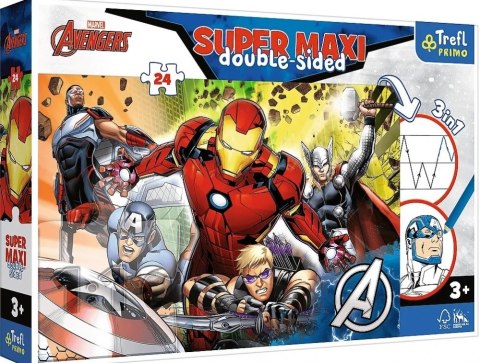 TREFL 41007 Puzzle 24 SUPER MAXI Silni Avengers TREFL 41007 Puzzle 24 SUPER MAXI Silni Avengers