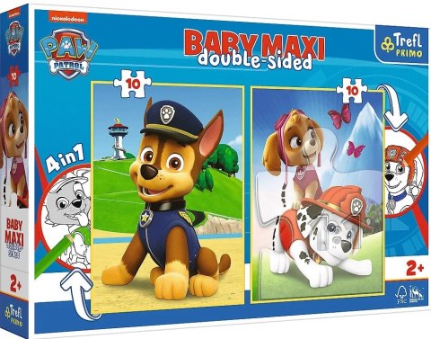 TREFL 43003 Puzzle Baby MAXI 2x10 Drużyna Psiego Patrolu TREFL 43003 Puzzle Baby MAXI 2x10 Drużyna Psiego Patrolu
