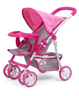 MILLY MALLY 2726 Wózek dla lalek Kate Prestige Pink