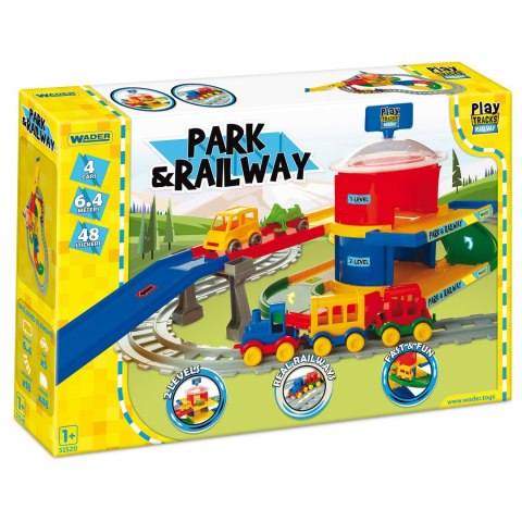 WADER 51520 Play Trucks Railway stacja kolejkowa WADER 51520 Play Trucks Railway stacja kolejkowa